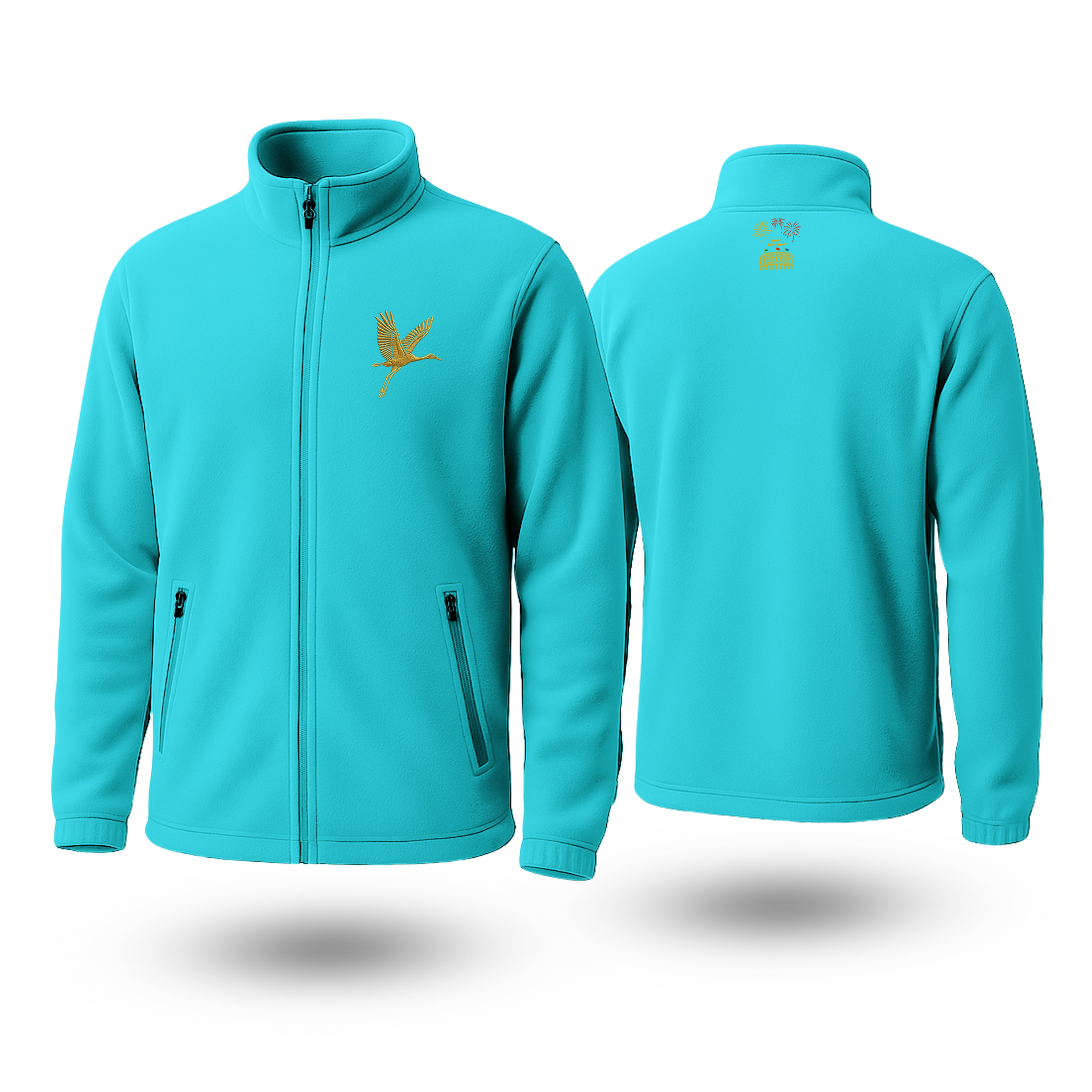 Crane Black Fleece Zipper