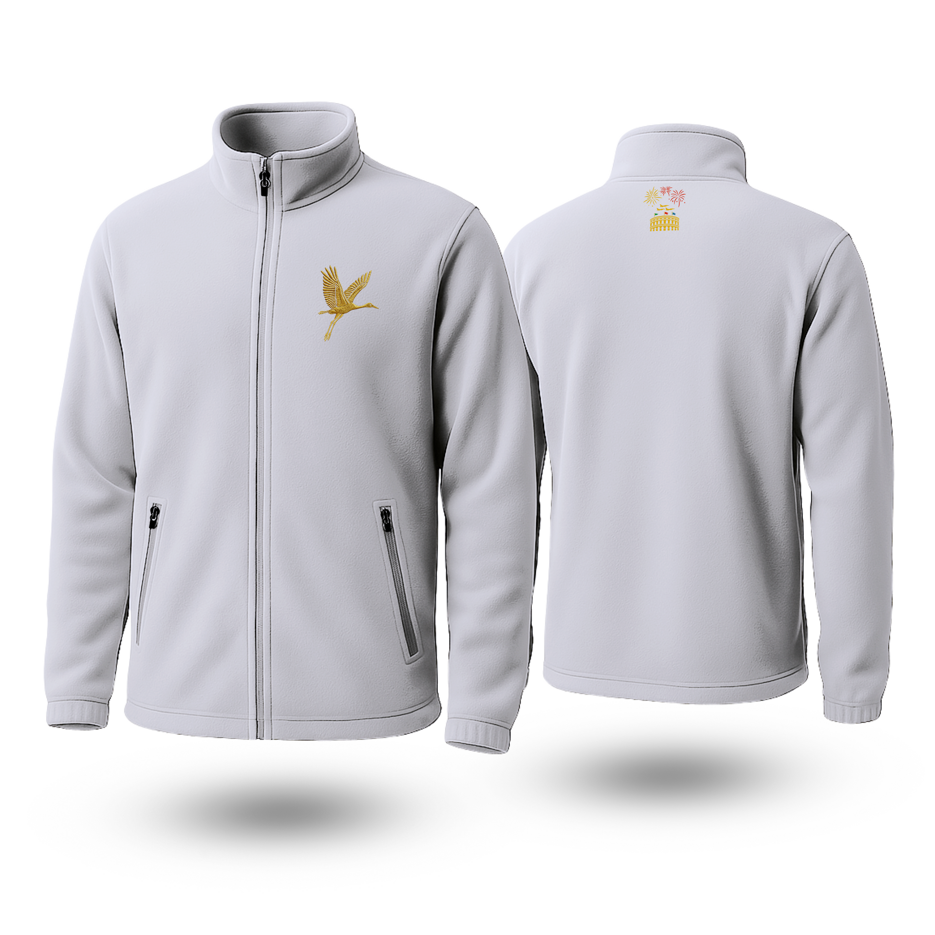 Crane Black Fleece Zipper