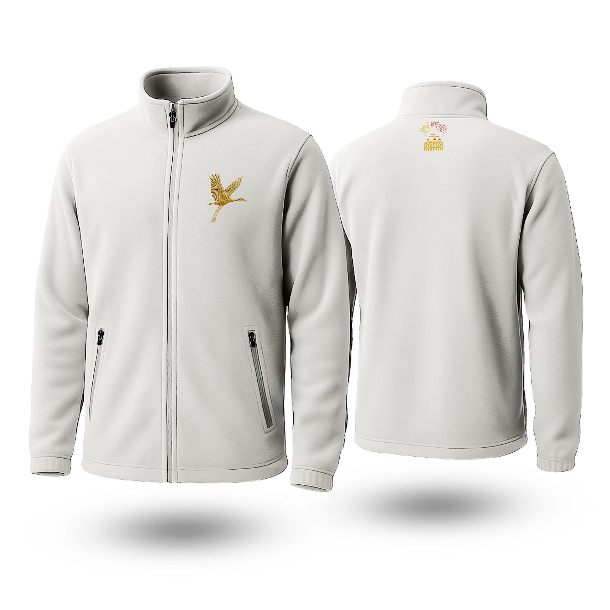 Crane Black Fleece Zipper