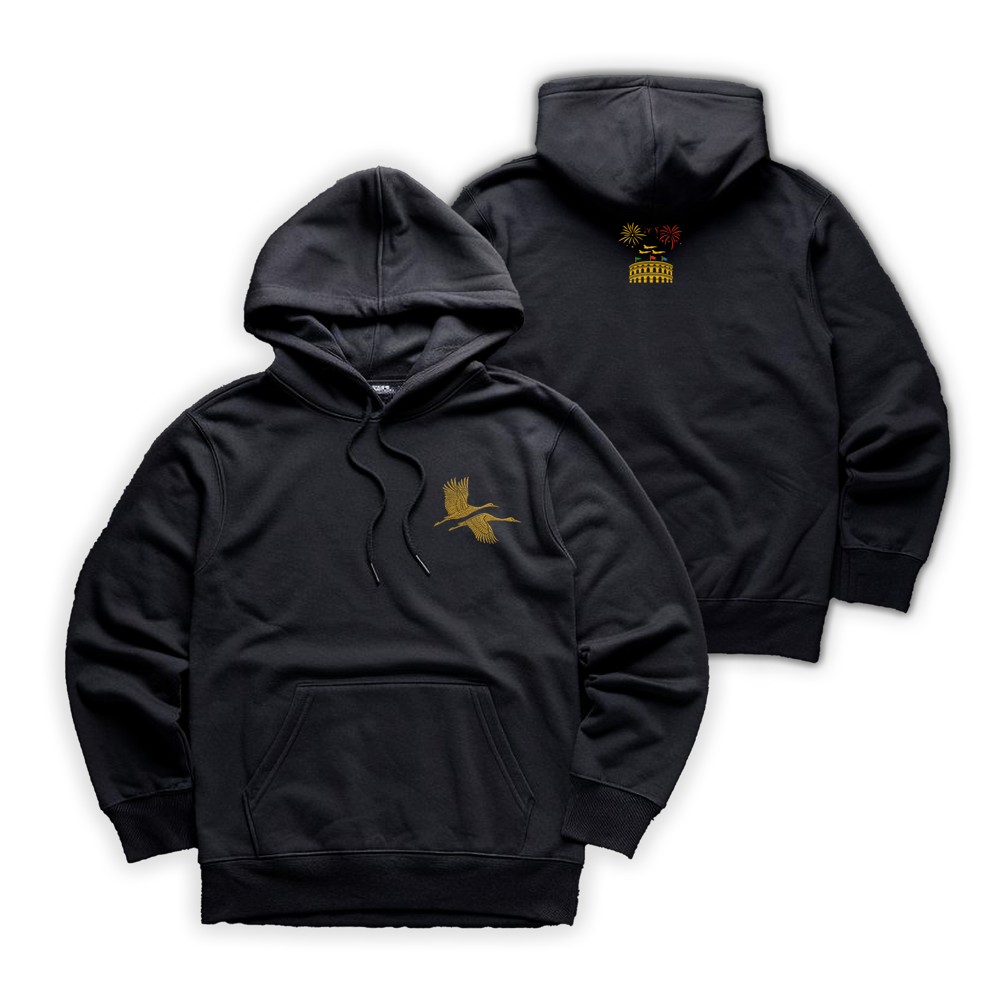 Double Crane Hoodie