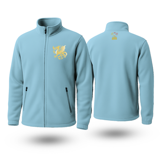 Golden Dragon Black Fleece Zipper