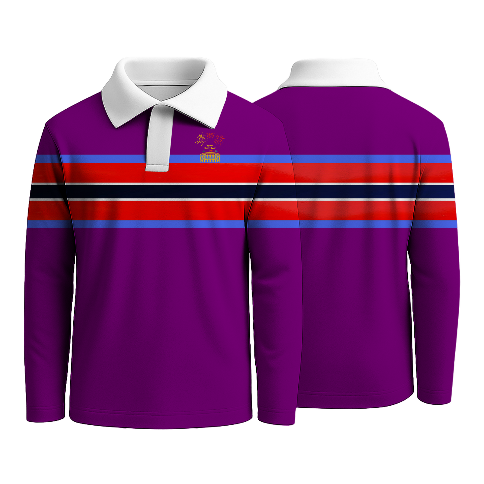 Purple Strip Rugby Shirts