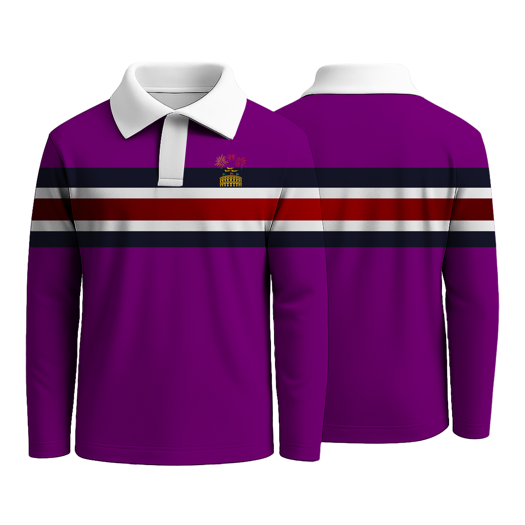Purple Strip Rugby Shirts