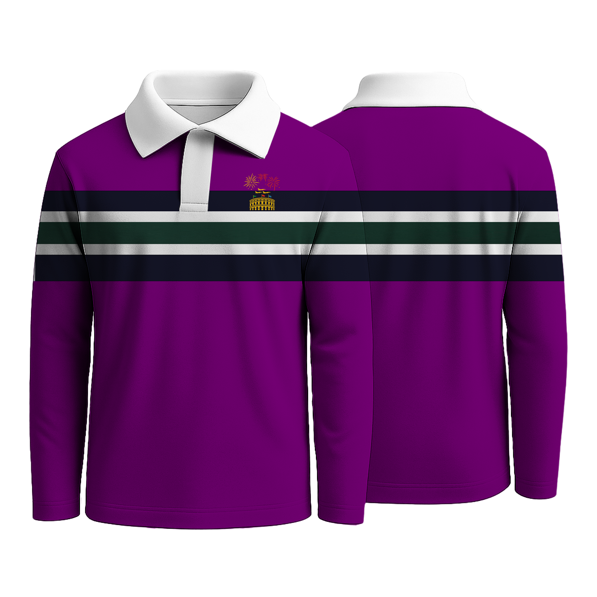 Purple Strip Rugby Shirts
