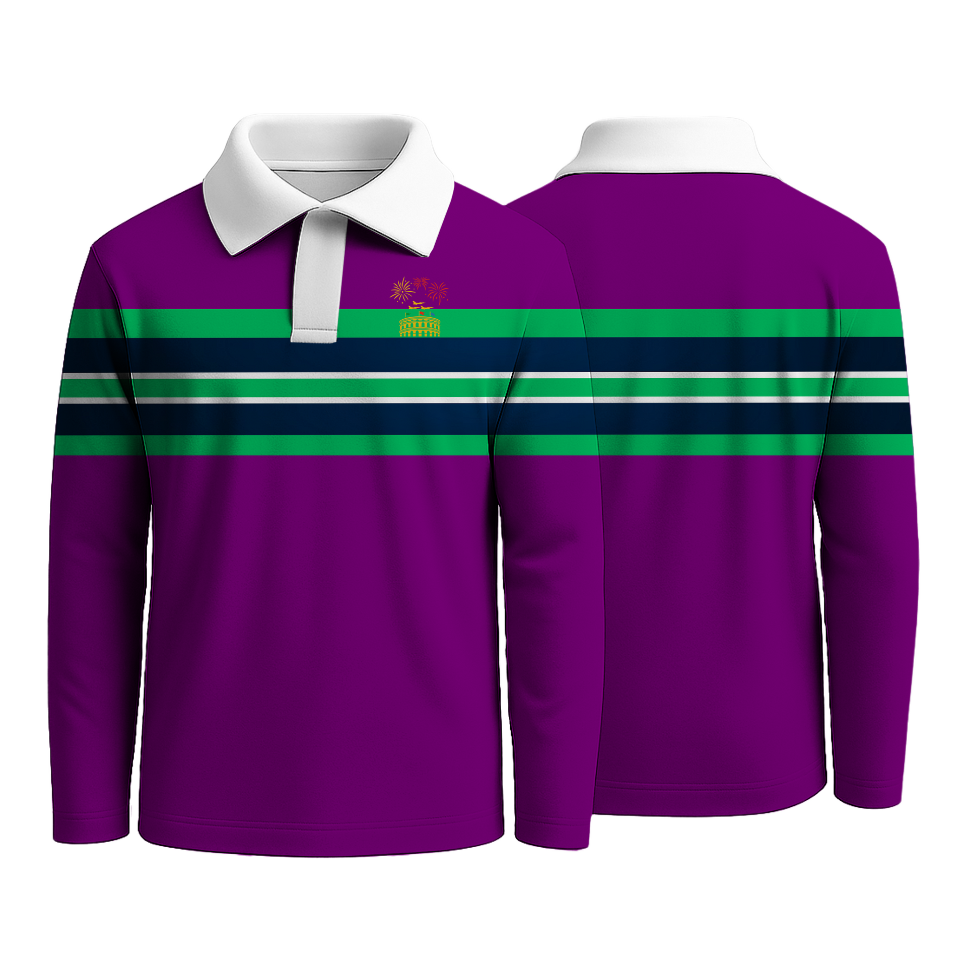Purple Strip Rugby Shirts
