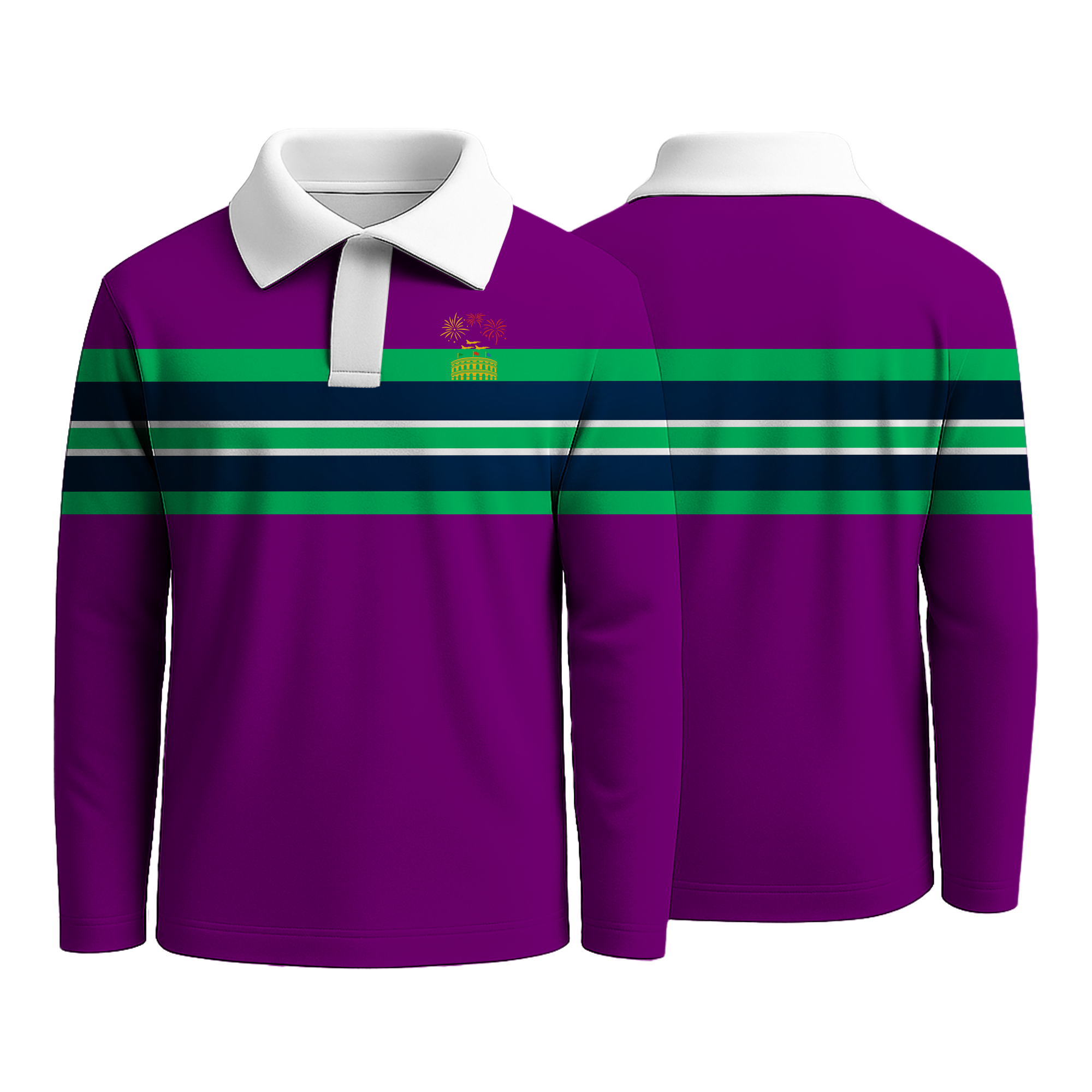 Purple Strip Rugby Shirts