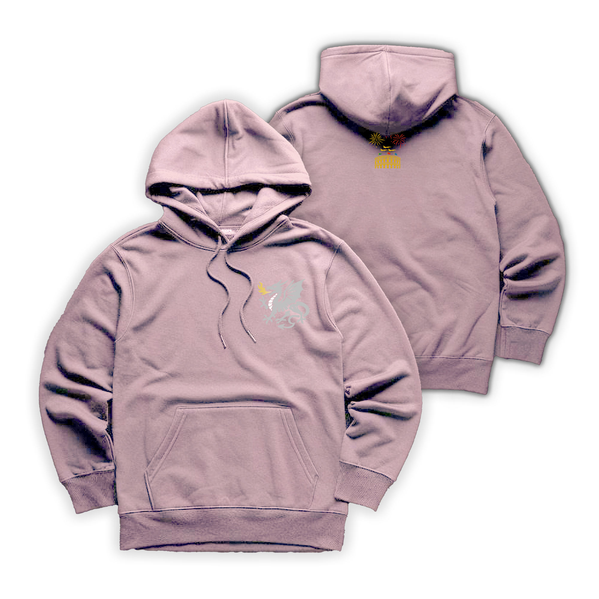 Silver Dragon Hoodie