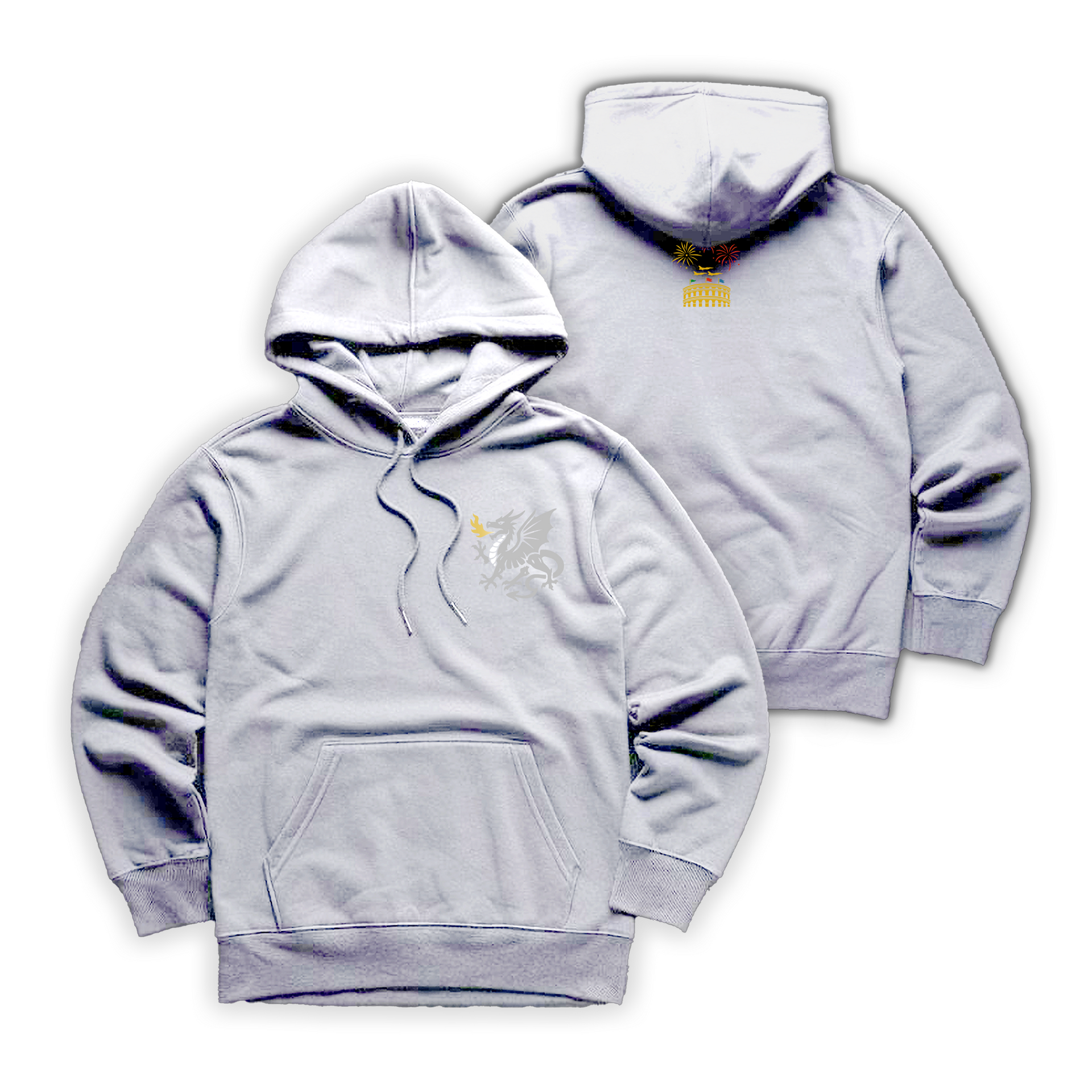 Silver Dragon Hoodie