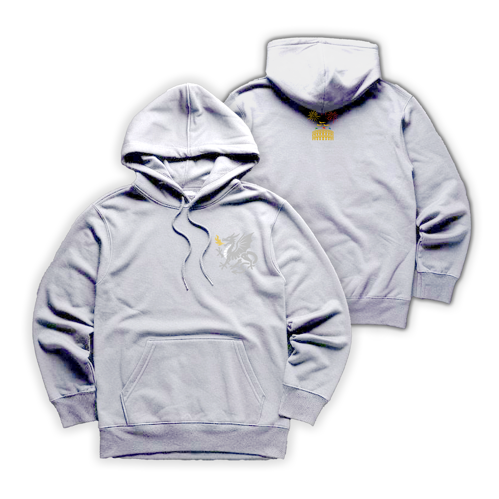 Silver Dragon Hoodie