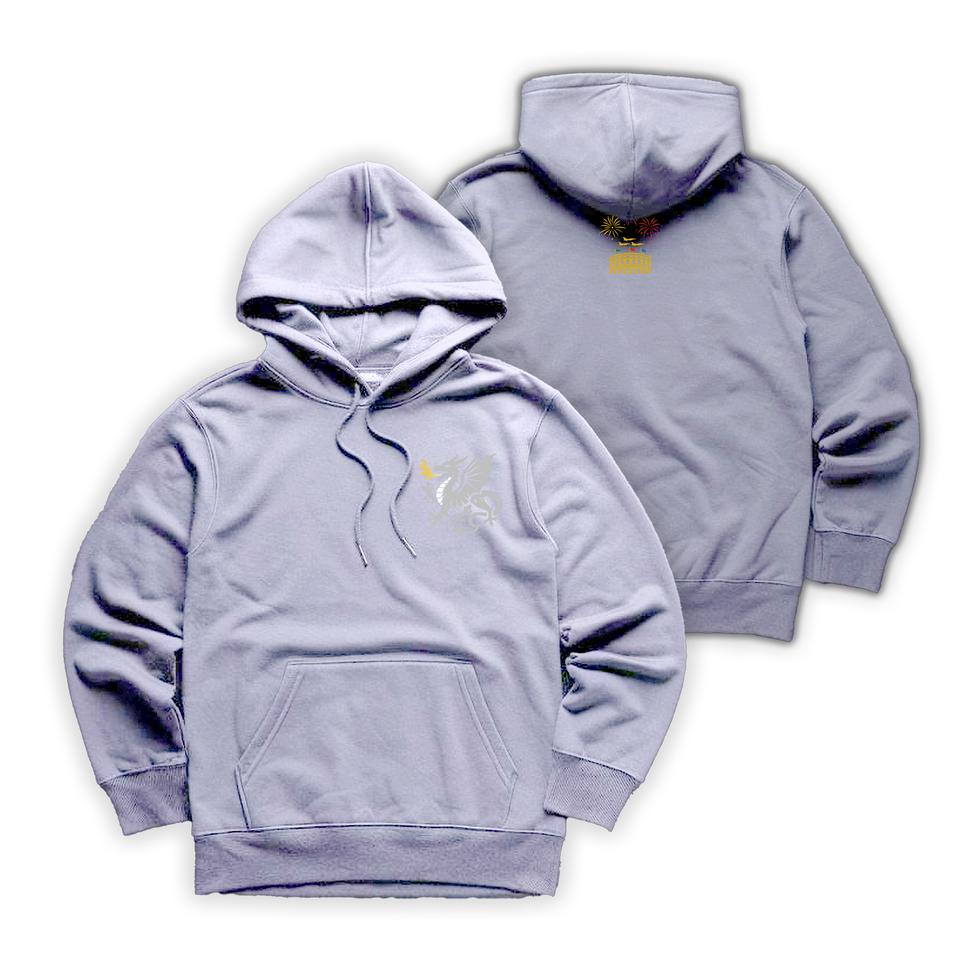 Silver Dragon Hoodie