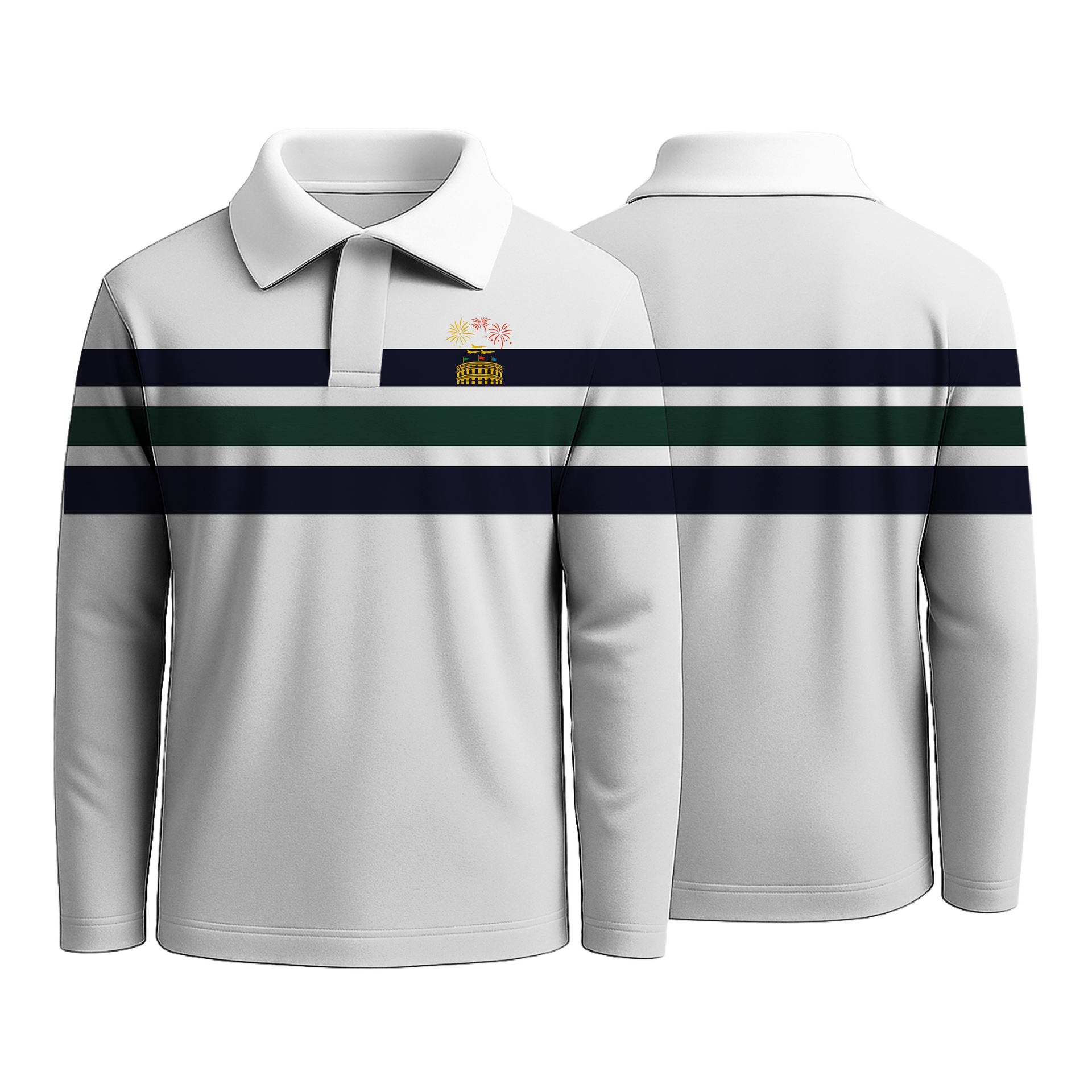 White Strip Rugby Shirts
