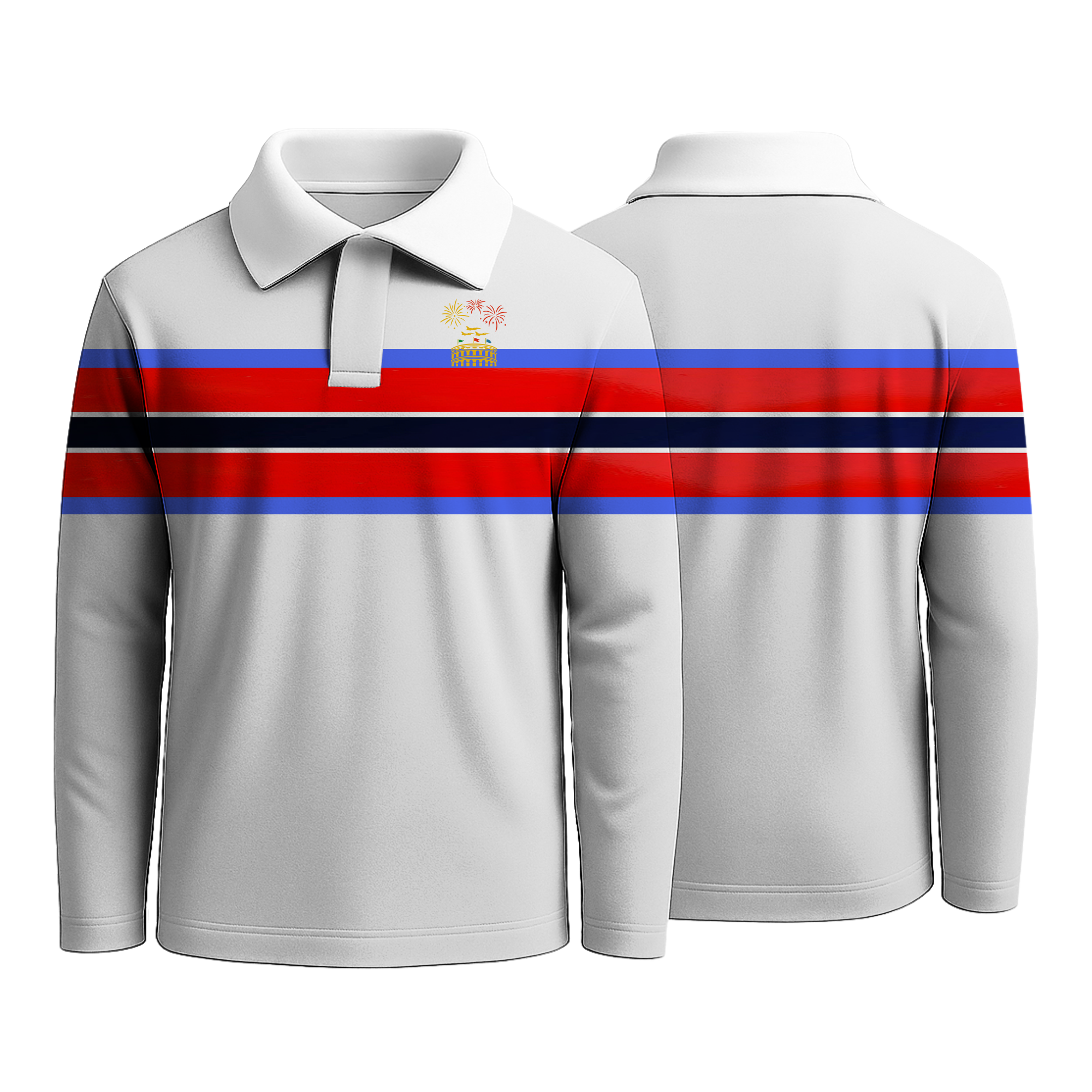 White Strip Rugby Shirts