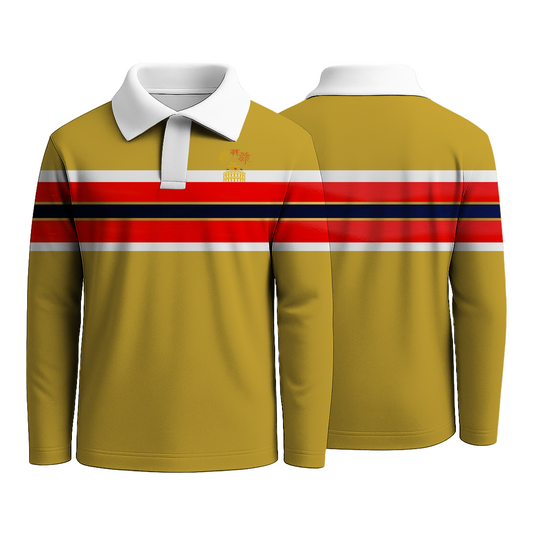 Yellow Strip Rugby Shirts