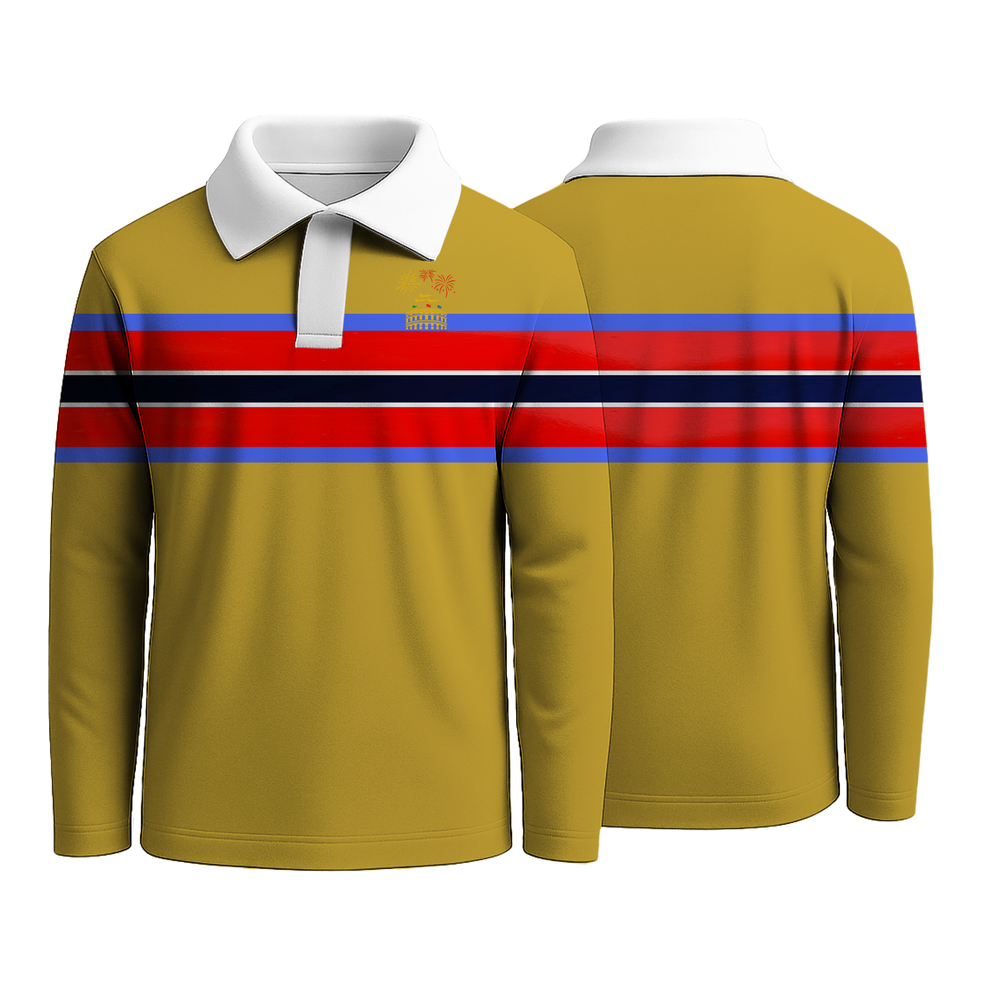 Yellow Strip Rugby Shirts