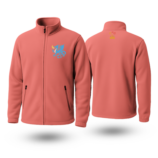 Blue Dragon Black Fleece Zipper
